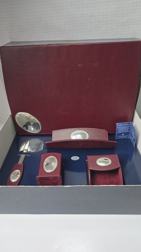 Set scrivania lusso argento
