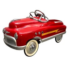 Auto a Pedali Vintage Da Collezione in Stile Auto Dei Pompieri D'Epoca