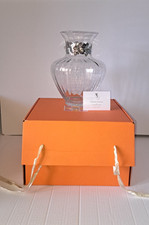 Vaso con ornamenti in argento 925% (con certificato) Maria Cristina Sterling