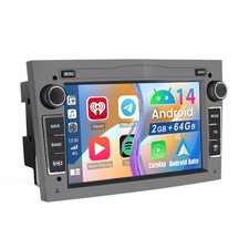 Android 14 per Opel Astra H Corsa C/D Vectra C Zafira autoradio GPS NAVI 2+64GB