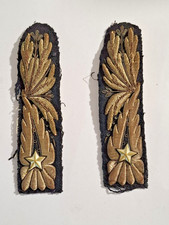 WW2-o-POST-Alamari con fiorame da ufficiale da giacca argentati-WORLD-REALI CC