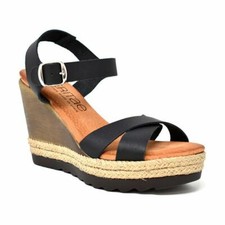 Sandali con zeppa nuovi Liberitae n. 37