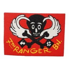 *HH* Toppa patch vintage anni '80 toppe stemma 7th ranger Racing corse teschio