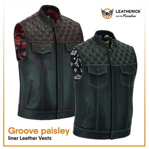 Gilet leatherick uomo - leatherick, da