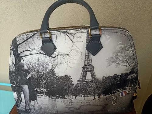 Borsa ynot bianco nero - e,