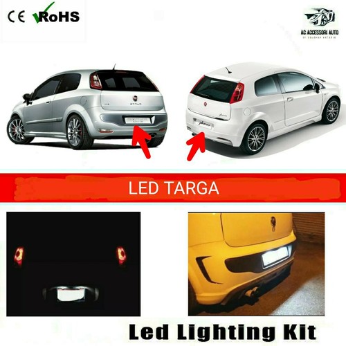 Coppia luci targa - targa, led