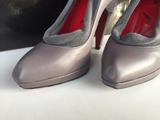 CESARE PACIOTTI Tacco alto nappa soft acciaio Donna Taglia IT 37,5