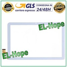 TOUCH SCREEN VETRO MEDIACOM SMARTPAD IYO 10 M-SP1HY4G M-SP1IY4G ORIGINALE BIANCO