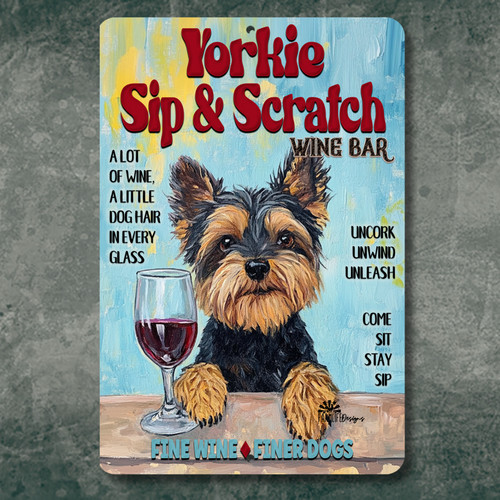 Insegna yorkie wine bar - yorkie,