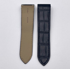 Cartier Santos 100 XL cinturino alligatore blu blue KD1IJY93 24/21mm