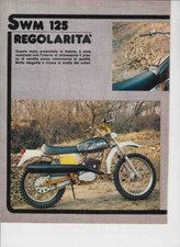 advertising Pubblicità -TEST MOTO SWM 125 REGOLARITA 1974 .ENDURO ITALIANE EPOCA