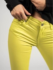 nuovo pantalone originale  Liu-jo Jeans Donna GIALLO taglia 24