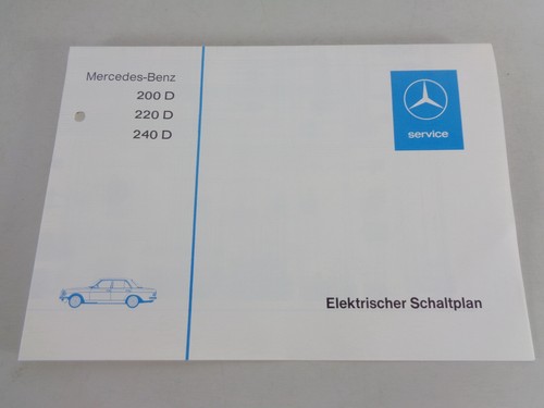 Schema elettrico mercedes - elettrico, w123