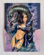 98 Deck Protector Sleeves (Dragon, Lady) for Magic