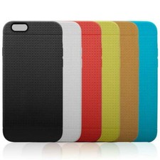 Custodia in gomma siliconica TPU a pois per iPhone 6 / 6S e 6 / 6S Plus - SR1