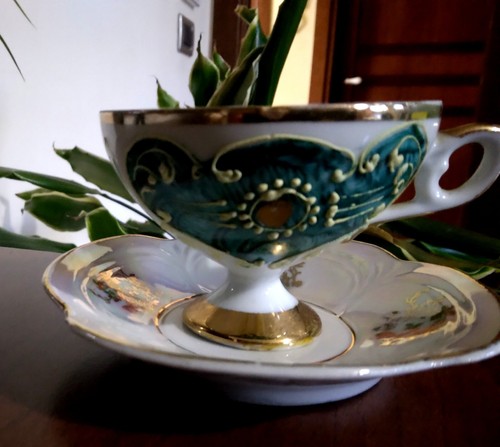 Tazza antica porcellana flores - antica,