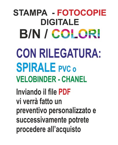 Stampa fotocopie e - fotocopie, o