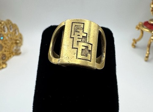 Anello bronzo stile - , antico