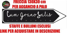 SEGNALETICA STRADALE Pubblicitaria TARGHE PERSONALIZZATE130x30 cm fe INDICAZIONI