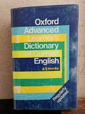 Oxford Adavanced Learner's  Dictionary of Current English 1987 AS Hornby