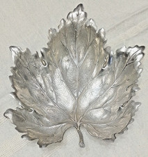  Ciotola foglia vite grande in argento 925 - Buccellati