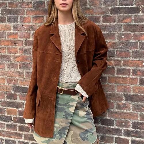 Giacca blazer donna pelle