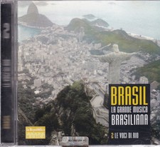 BRASIL LA GRANDE MUSICA BRASILIANA 2 LE VOCI DI RIO CD 20 Tracce Nuovo E00849