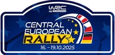 Targa Rally WRC Central European, targa ufficiale CER Rally, insegna 2025