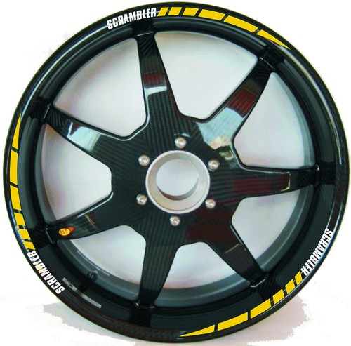Adesivi moto striscie cerchi - moto,