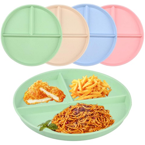 Piatti divisi plastica set - piatti, plastica,