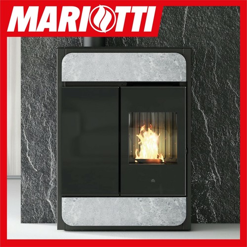 Stufa pellet bild up - pellet,