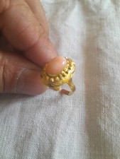 ANELLO CON CABOCHON IN CORALLO