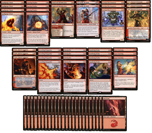Mazzo red burn - mazzo, aggressivo