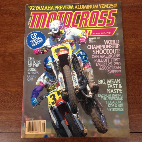 Motocross action august 1991 - motocross,