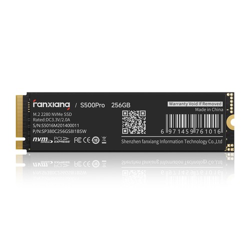 Fanxiang nvme ssd 256 gb - m.2,