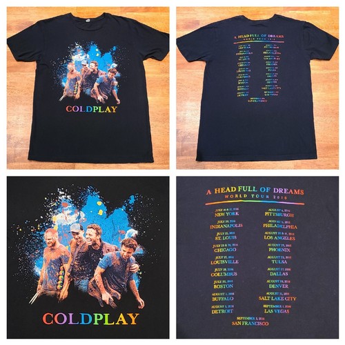Shirt maglietta coldplay a - t-shirt,