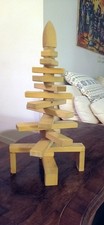 albero di natale in legno