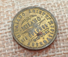 GIULIANO ARIETTI MILANO GIUOCHI AUTOMATICI - GETTONE CENTESIMI 20