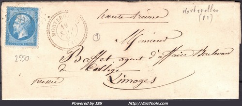 France sur lettre gc - france,