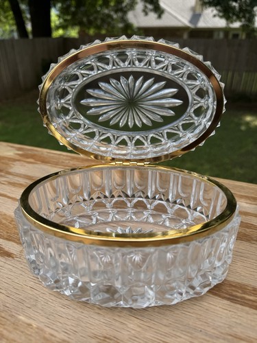 Vintage heavy cut glass - vintage,