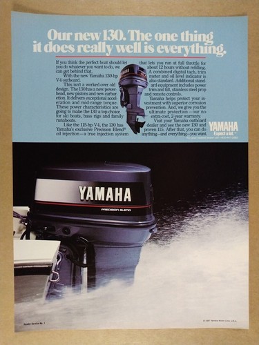 Pubblicità yamaha 130 - yamaha,