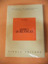 Book libro INDICI DI BILANCIO Piero Mella PIROLA biblioteca contabilita' (RG4)