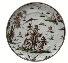 RARO Piatto Grande MAIOLICA