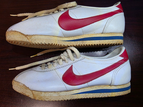 Nike cortez vintage rosso - cortez,