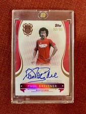 2025 Topps Fc Bayern 125° Anniversario Paul Breitner su scheda Auto /99