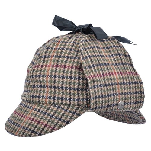 Cappello tweed deerstalker - tweed,