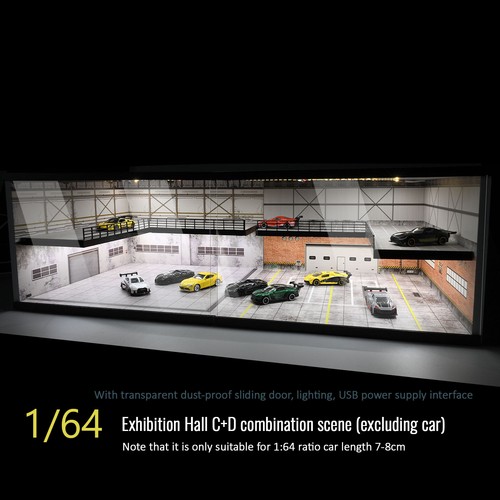 Diorama pressofuso garage - diorama, 1/64