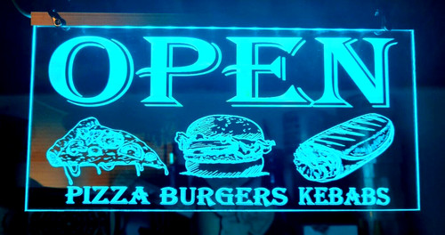Insegna led kebab - insegna,