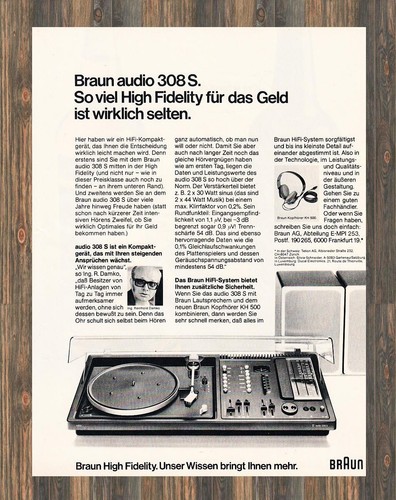 Braun audio 308 - , s