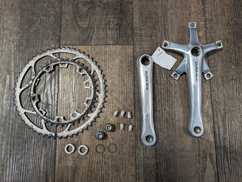 Guarnitura doppia shimano dura - guarnitura,
